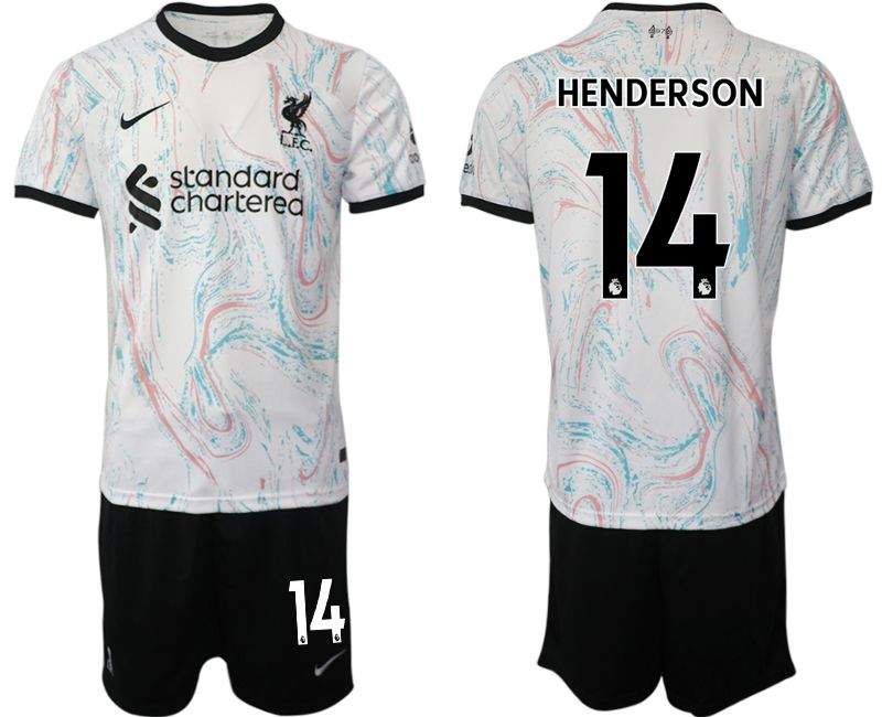 Men 2022-2023 Club Liverpool away white #14 Soccer Jersey